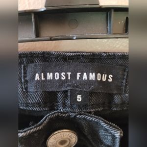 Almost Famous Black Bootcut Jeans